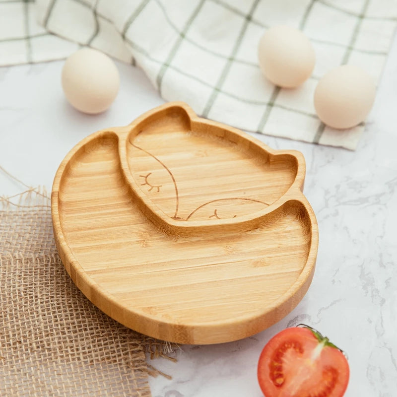 Bamboo Baby Feeding Set - Fox