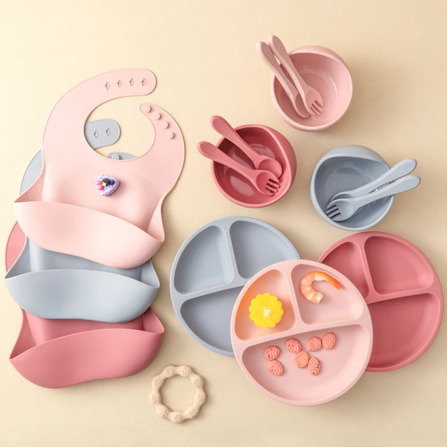 Silicone Baby Tableware Set