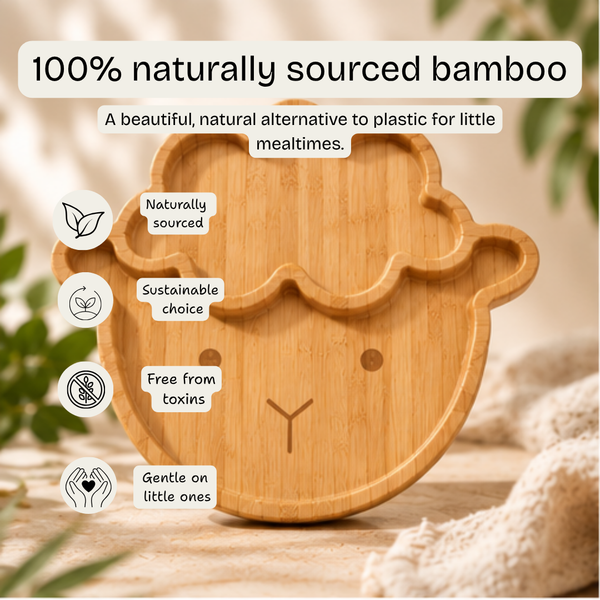 Bamboo Baby Feeding Set - Sheep