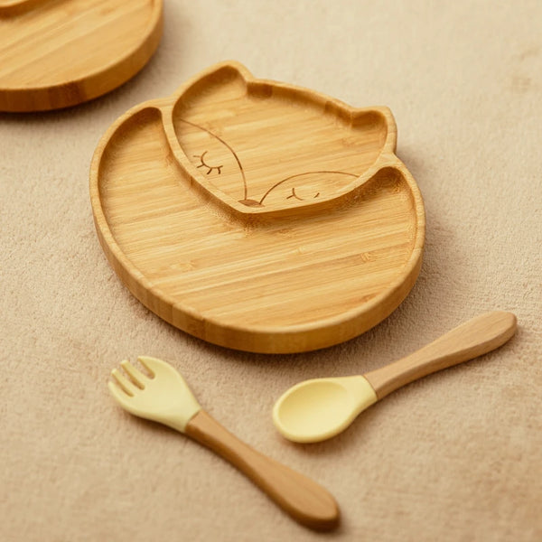 Bamboo Baby Feeding Set - Fox