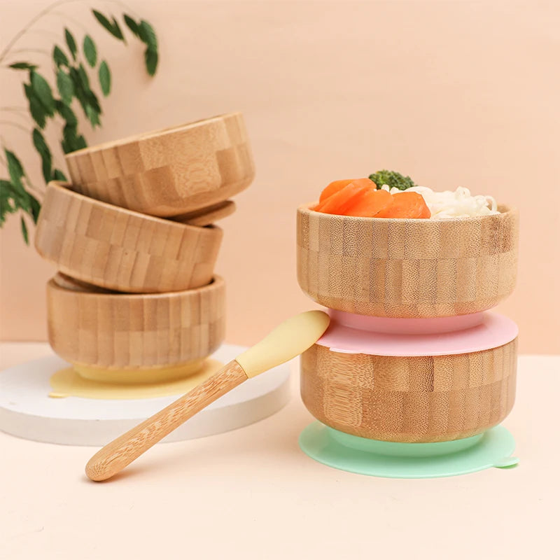 Bamboo Baby Feeding Set - Cloud