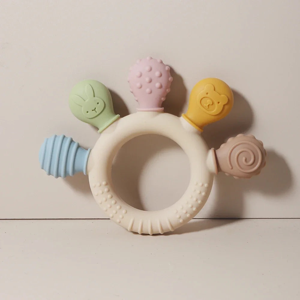 Silicone Baby Ring Teether